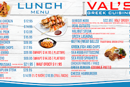 Vals Greek Cuisine Restaurant